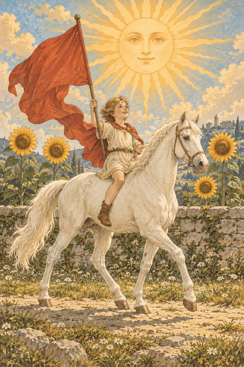 太陽（THE SUN）のオリジナルイラスト